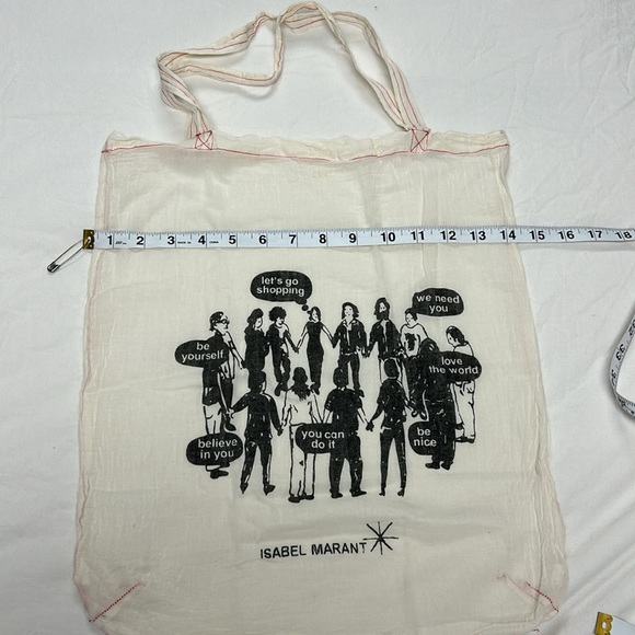ISABEL MARANT 💯 authentic 100% cotton large tote bag - Picture 2 of 3